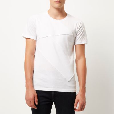 White Only & Sons textured front t-shirt